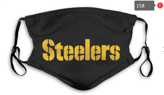 NFL Pittsburgh Steelers #12 Dust mask with filter->nfl dust mask->Sports Accessory